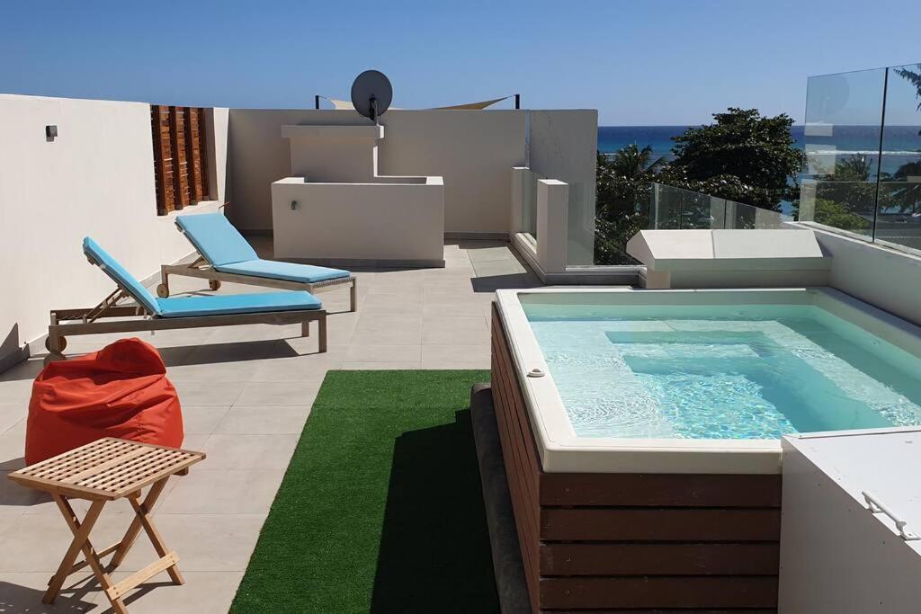 Penthouse Vue Sur Mer 200M2 Pereybere Beach Esterno foto